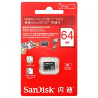 Карта памет Micro SD 64 GB SanDisk Class 10